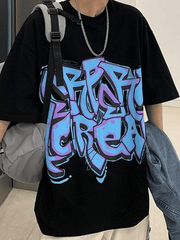 Men's Graffiti Letter Graphic Tee