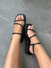 Slingback Platform Sandals