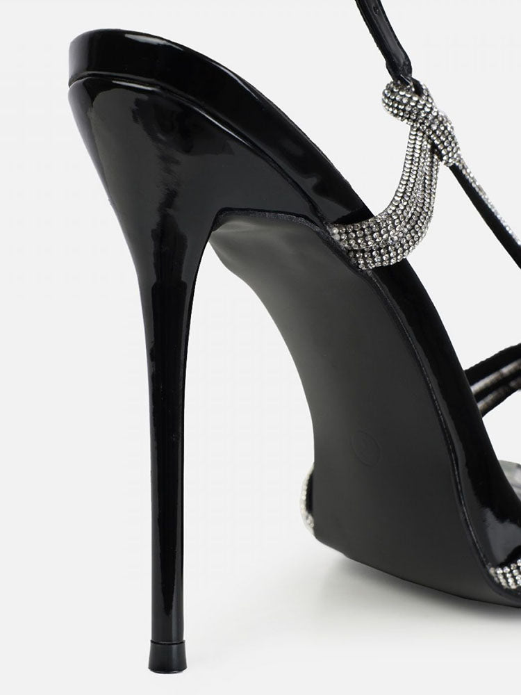 Rhinestone Knot Heels