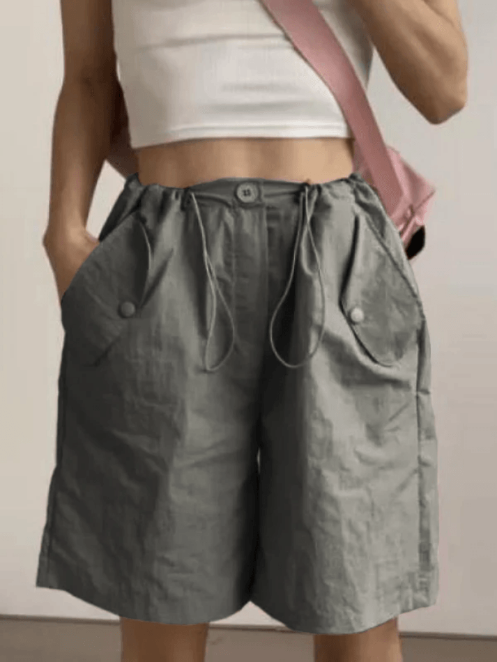 Street Parachute Cargo Shorts