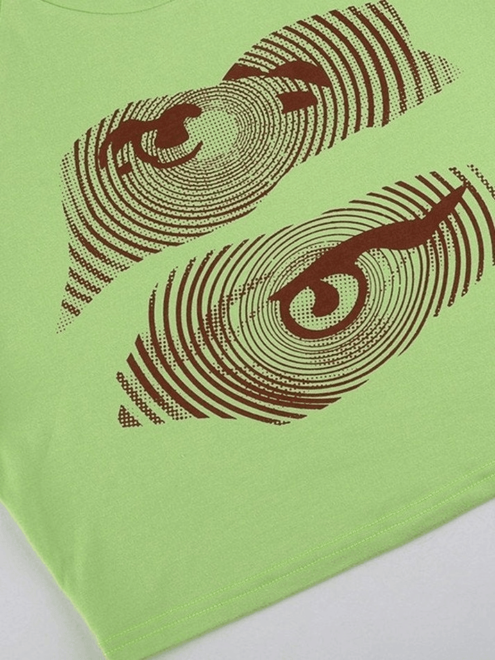 Turbo Eye Cropped Tank Top